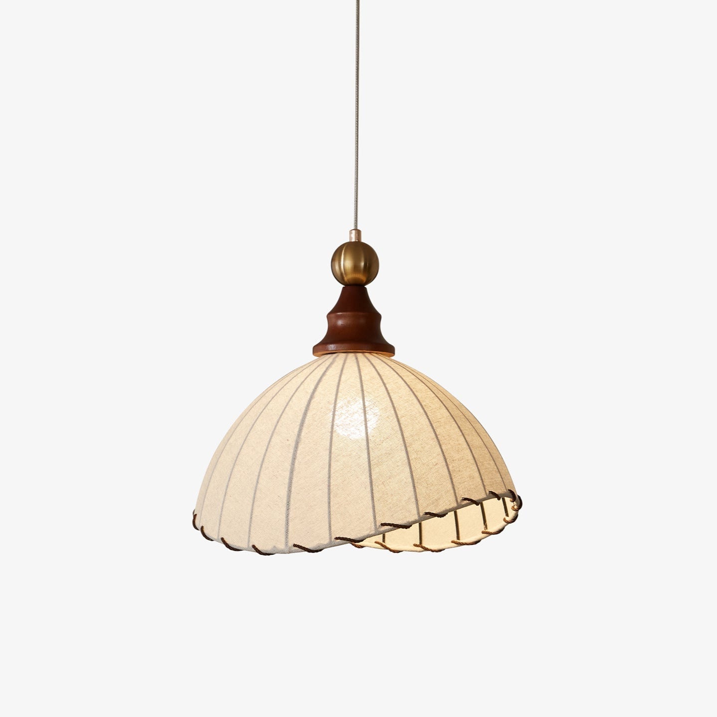 Velona – Schicke und elegante moderne Stoff-Hängeleuchte