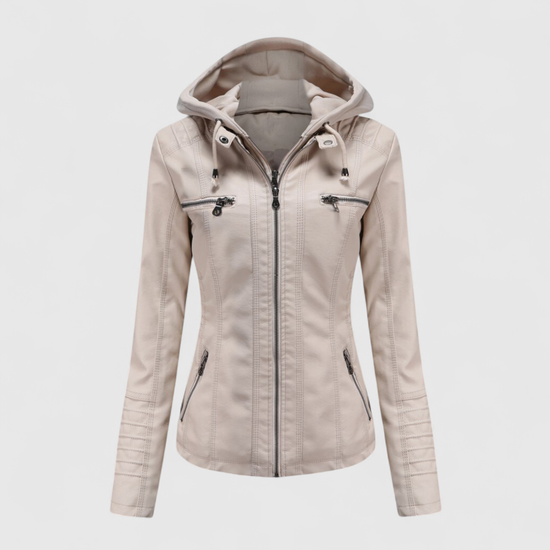 Elegante Damenjacke mit Kapuze