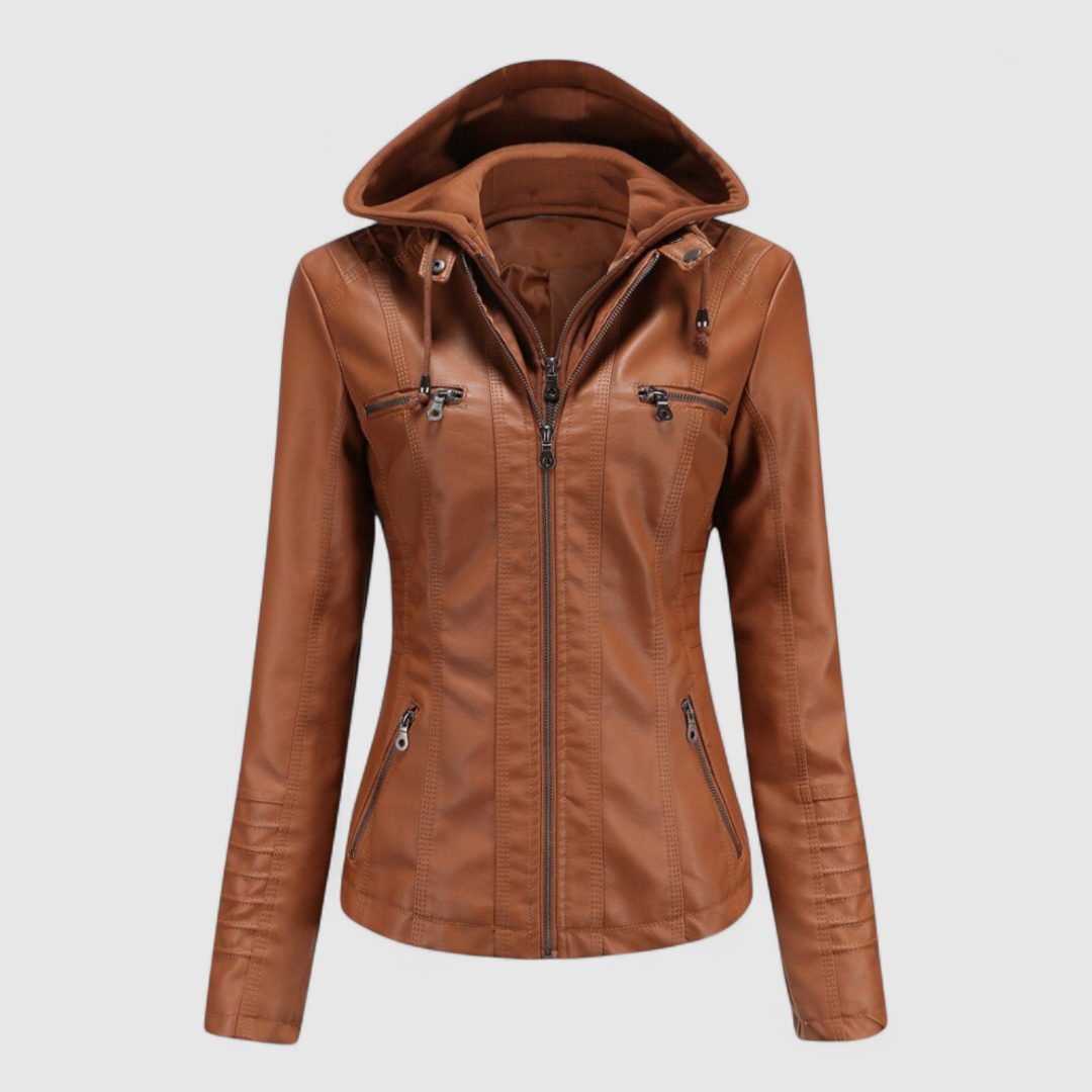 Elegante Damenjacke mit Kapuze