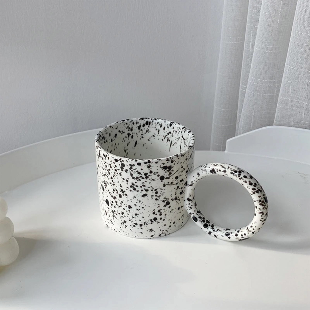 Elegante Kaffeetasse mit Großem Henkel 6