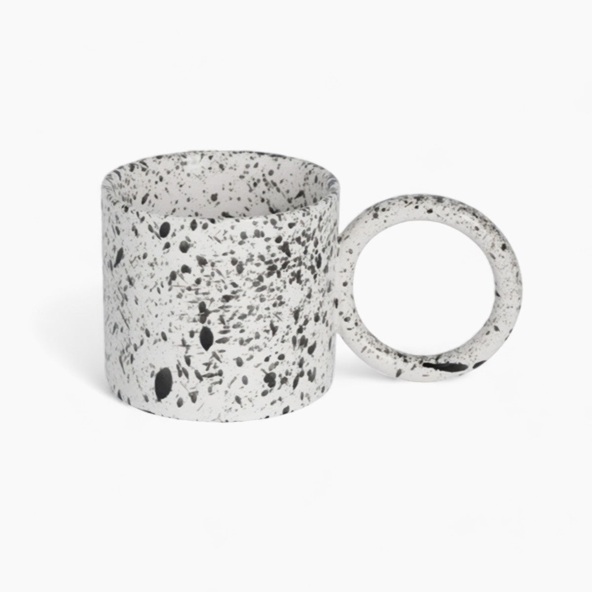 Elegante Kaffeetasse mit Großem Henkel 9