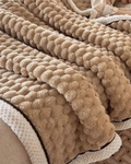 Elegant krammetæppe i høj kvalitet mikrofiber