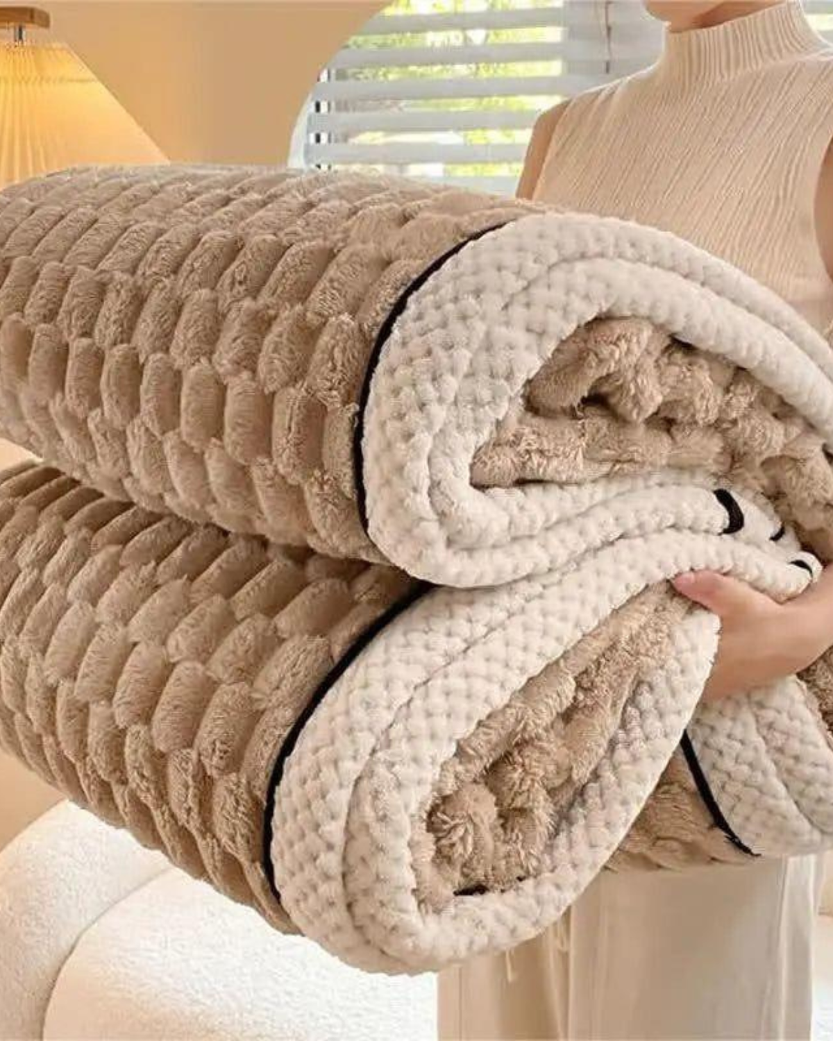Elegante Kuscheldecke aus Hochwertiger Mikrofaser