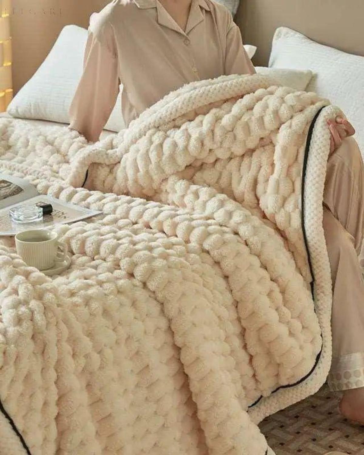 Elegante Kuscheldecke aus Hochwertiger Mikrofaser