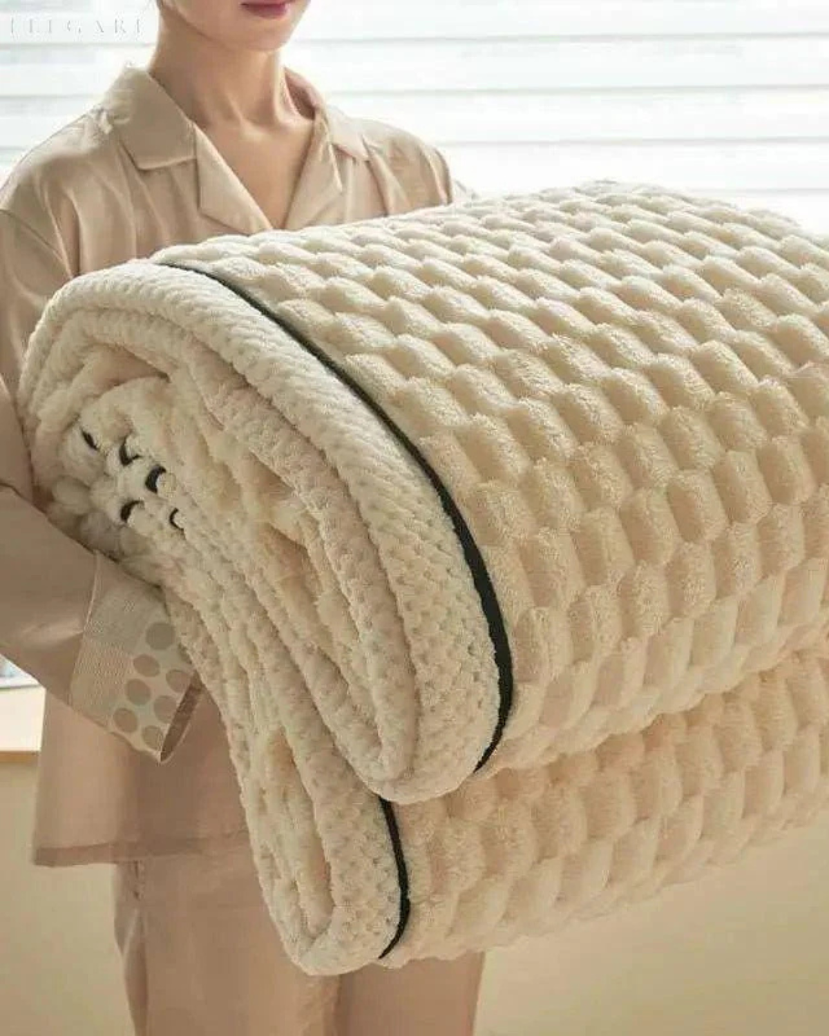 Elegante Kuscheldecke aus Hochwertiger Mikrofaser