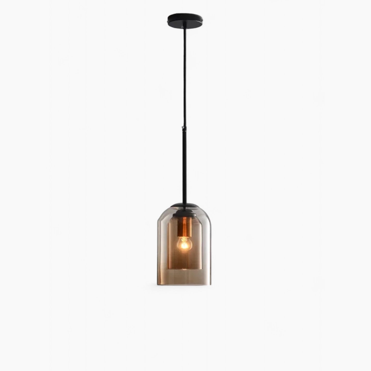 Elegante Pendelleuchte aus Glas 0