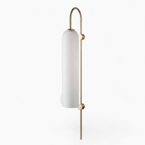 Elegante Wandleuchte in Messing 1