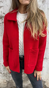 Elegante Wollstrickjacke für Frauen