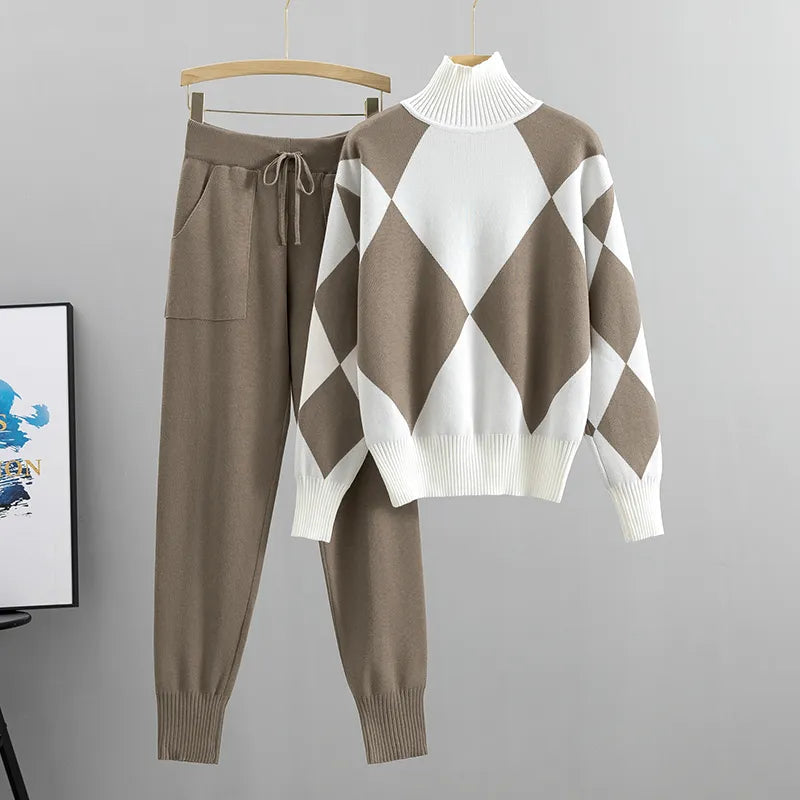 Elegantes Damen Twin Set für Herbst