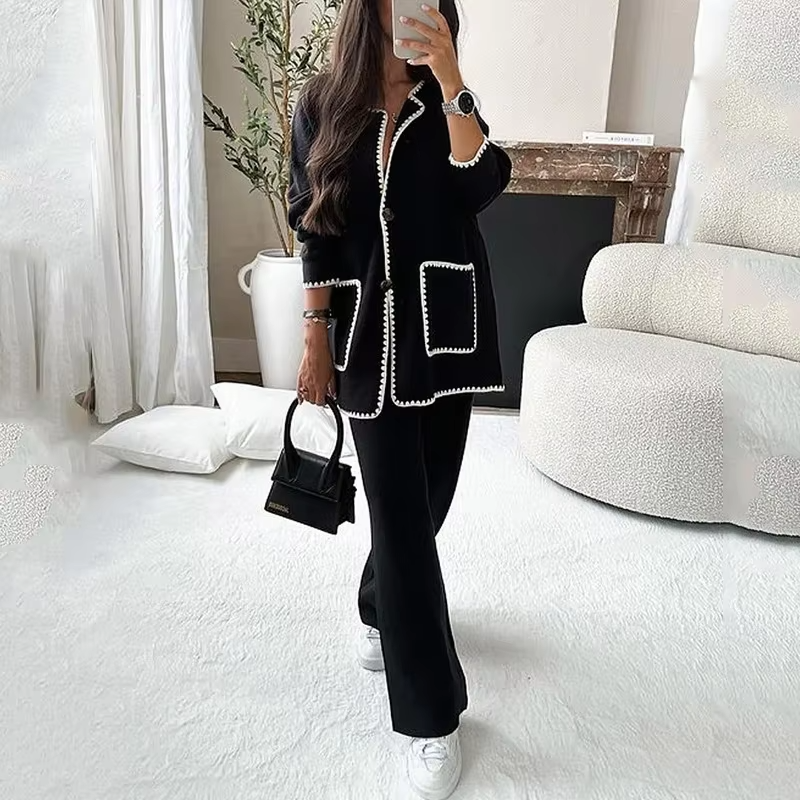 Elegantes Damen Zweiteiliges Outfit