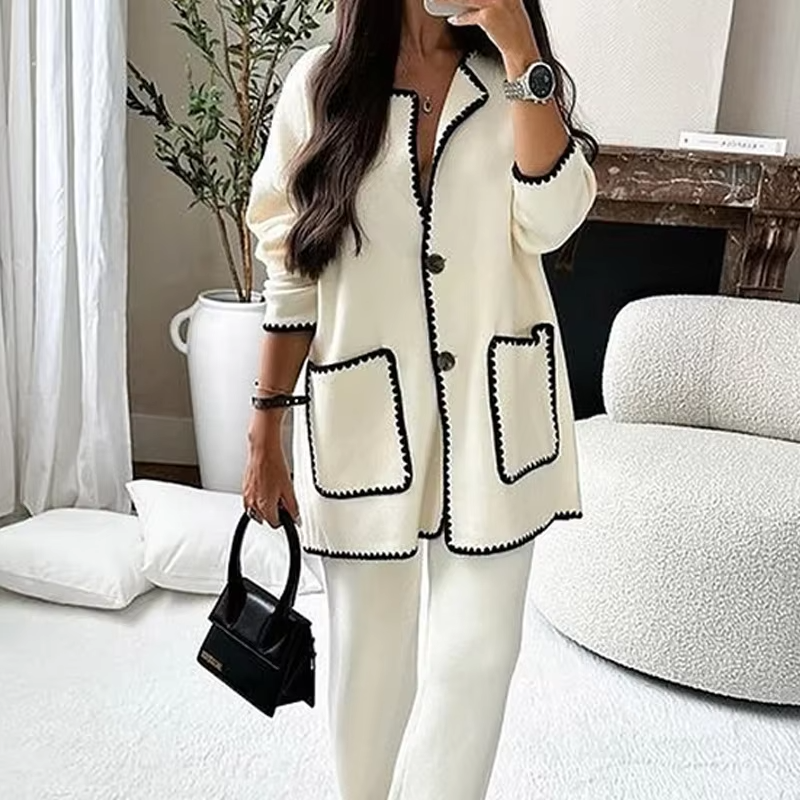 Elegantes Damen Zweiteiliges Outfit