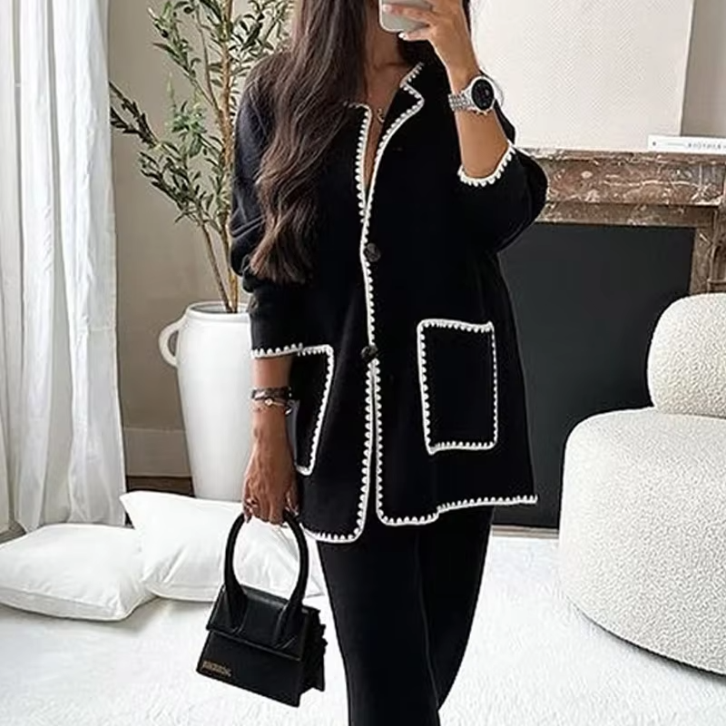Elegantes Damen Zweiteiliges Outfit