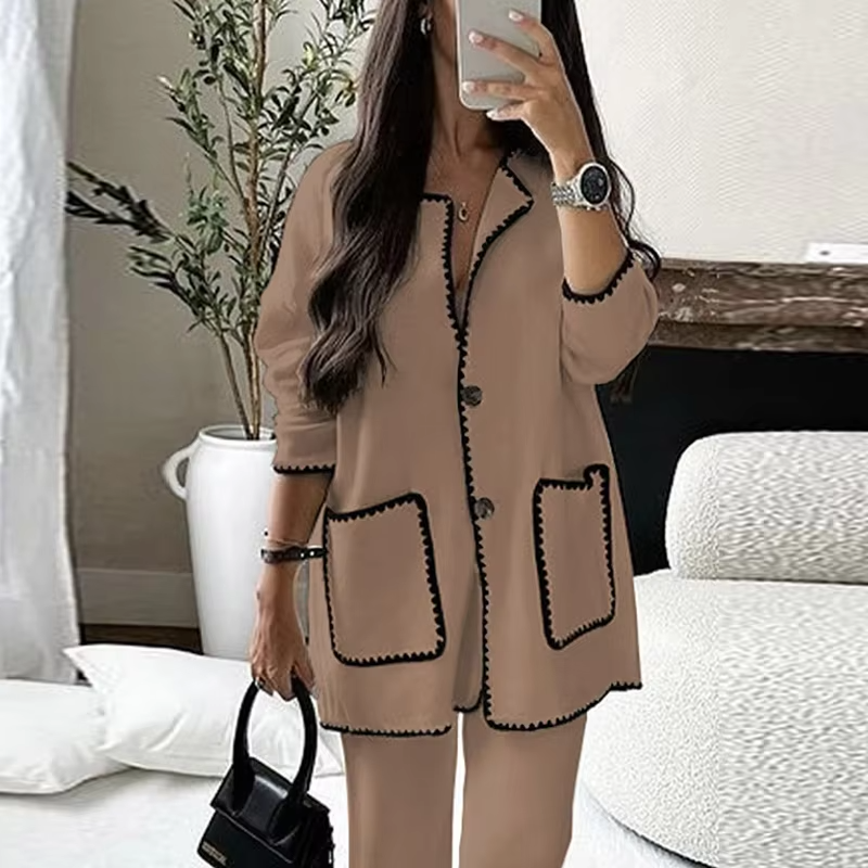 Elegantes Damen Zweiteiliges Outfit