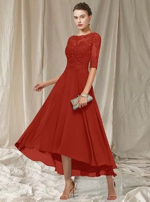 Elegantes Festliches Damenkleid für Hochzeiten