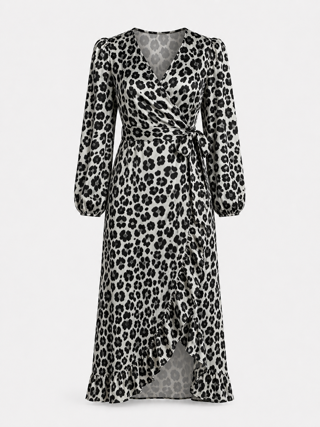 Lisandra | Elegancka sukienka z dekoltem w serek