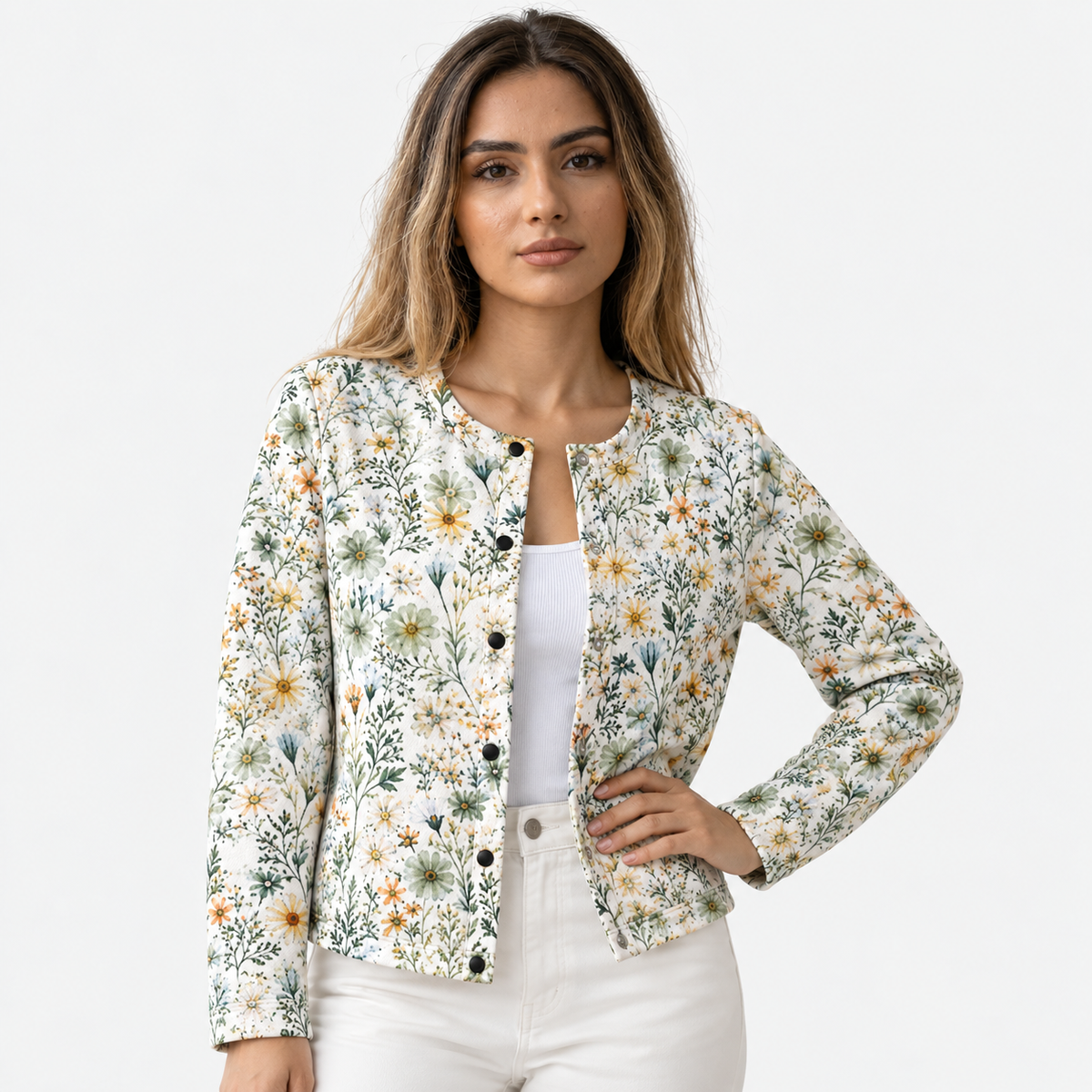 Elizabeth hřejivý cardigan s elegantním drapováním pro ženy