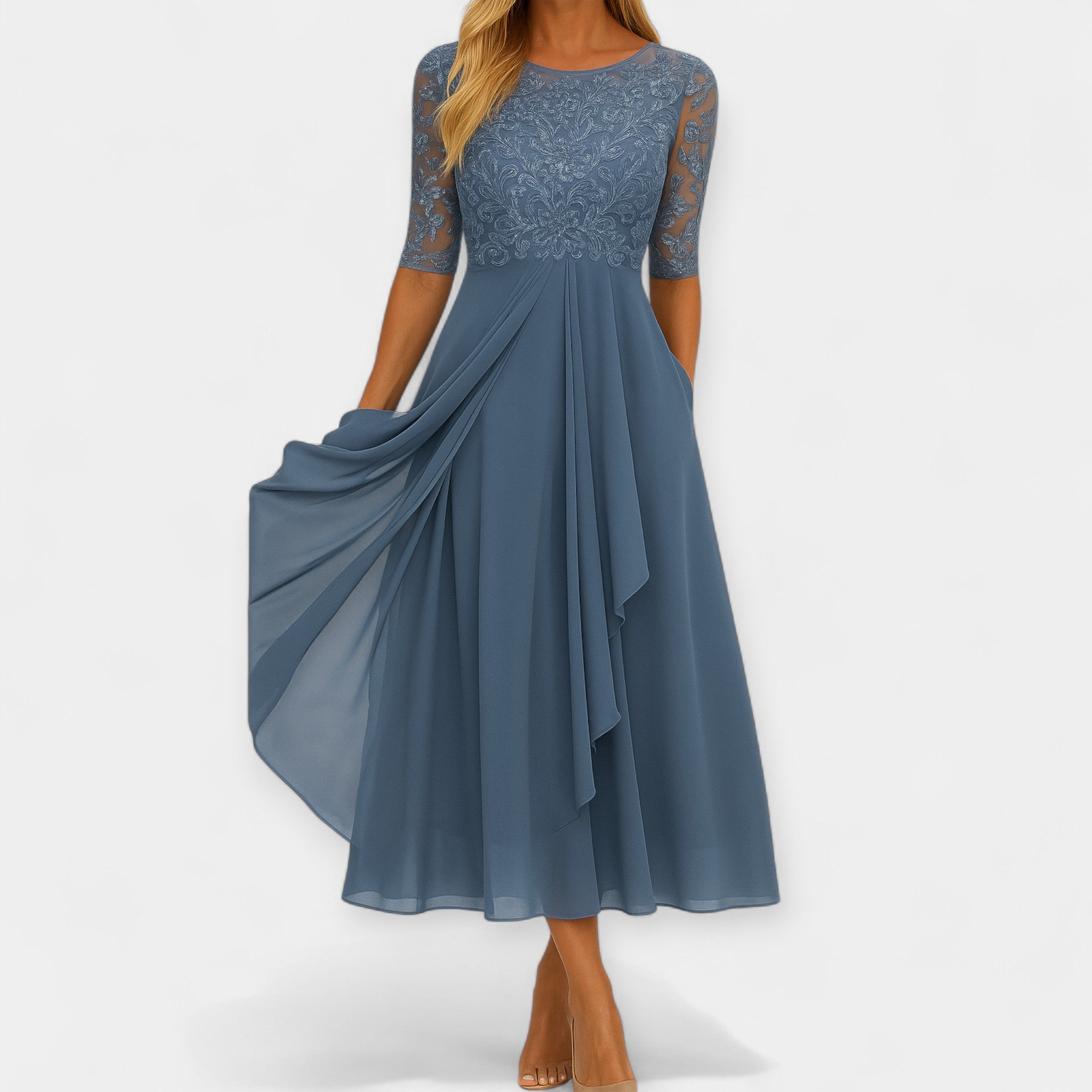 Festliches Damenkleid Midi Elegant