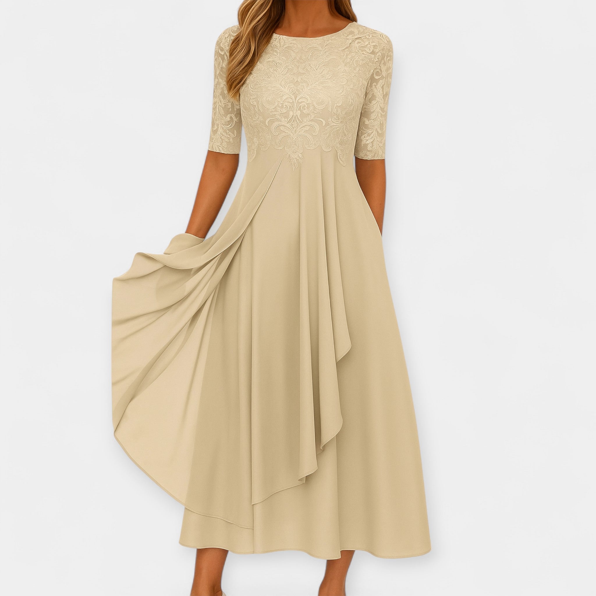 Festliches Damenkleid Midi Elegant
