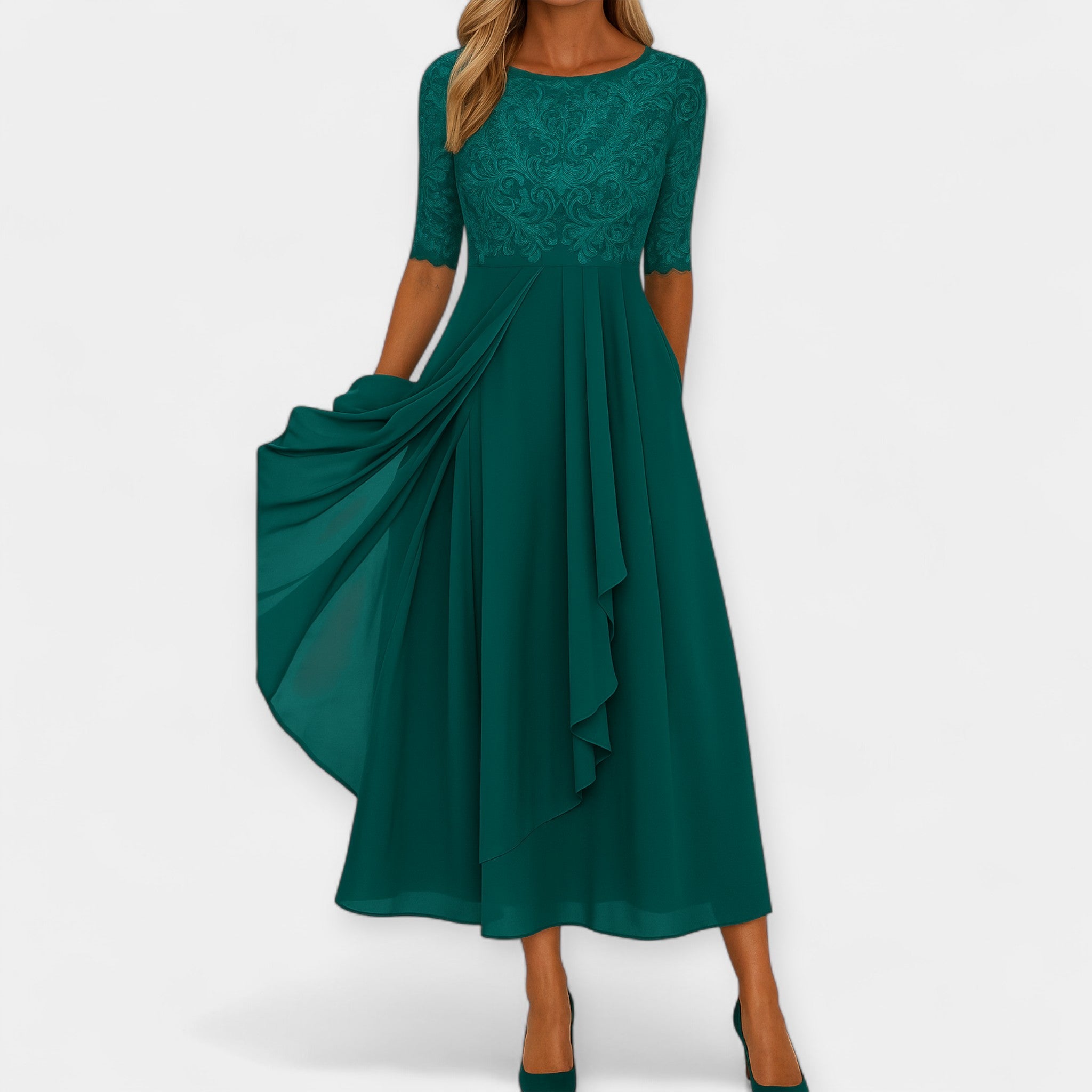 Festliches Damenkleid Midi Elegant