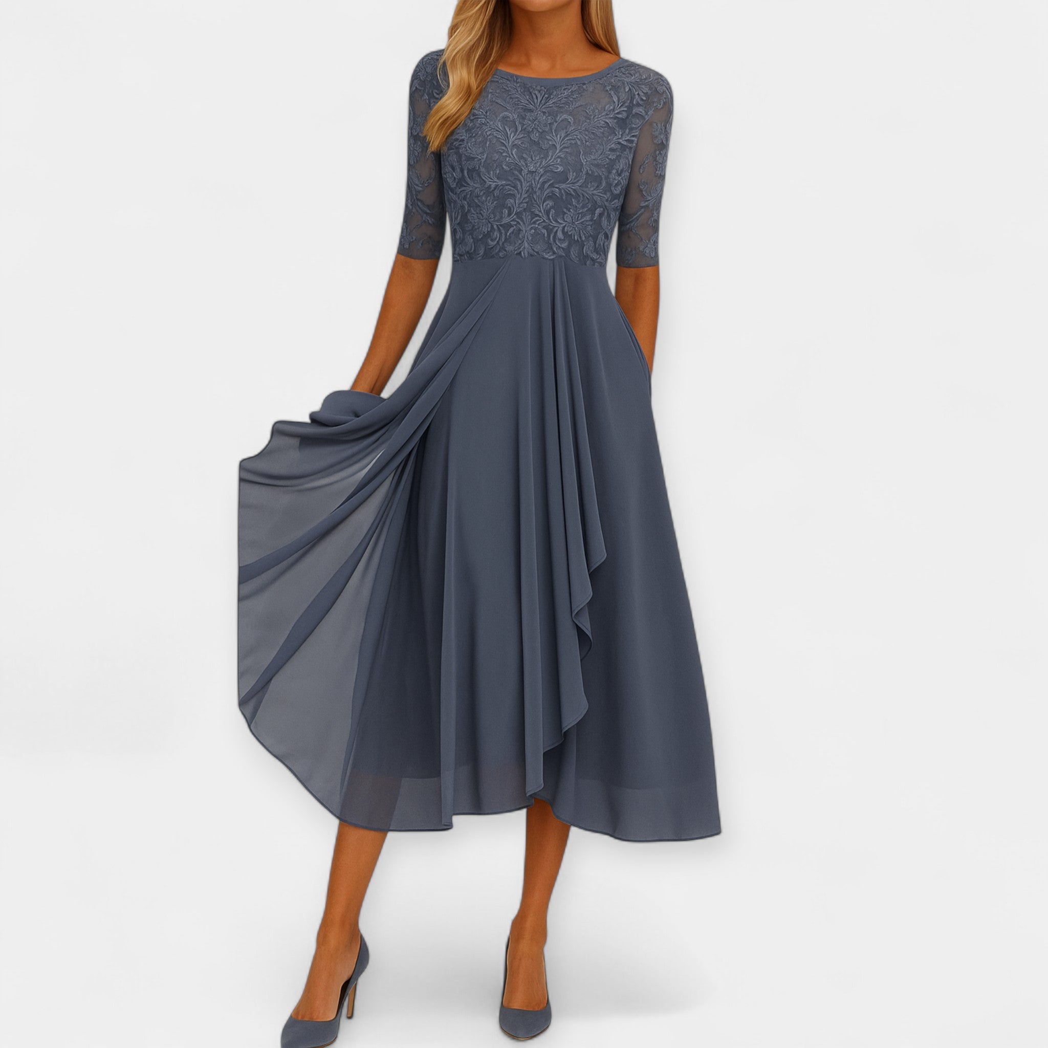 Festliches Damenkleid Midi Elegant
