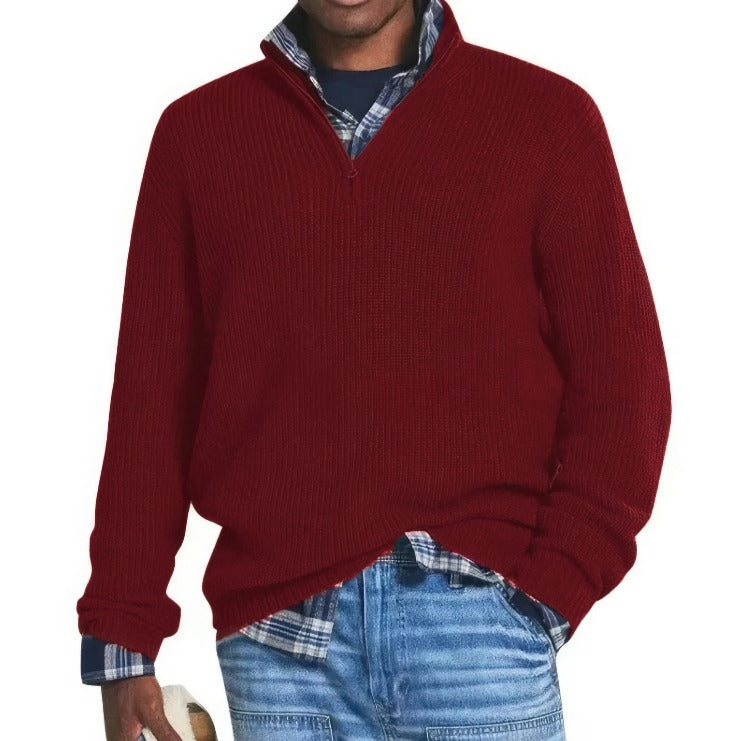 Arlen Herren Strick-Reißpullover für stilvollen Komfort