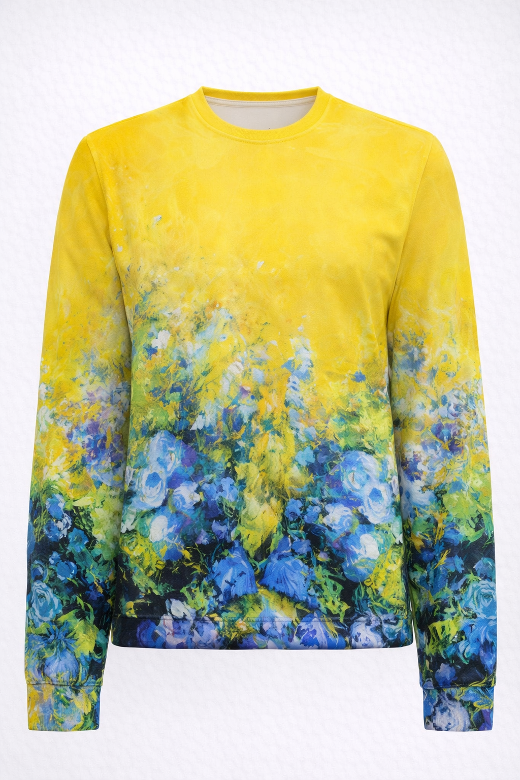 Blühende Kunst Kuschelsweater für stilvollen Komfort