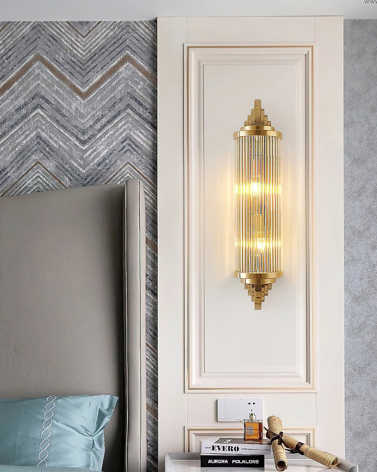 Gatsby Wandlampe - Art-Deco-Eleganz in Gold