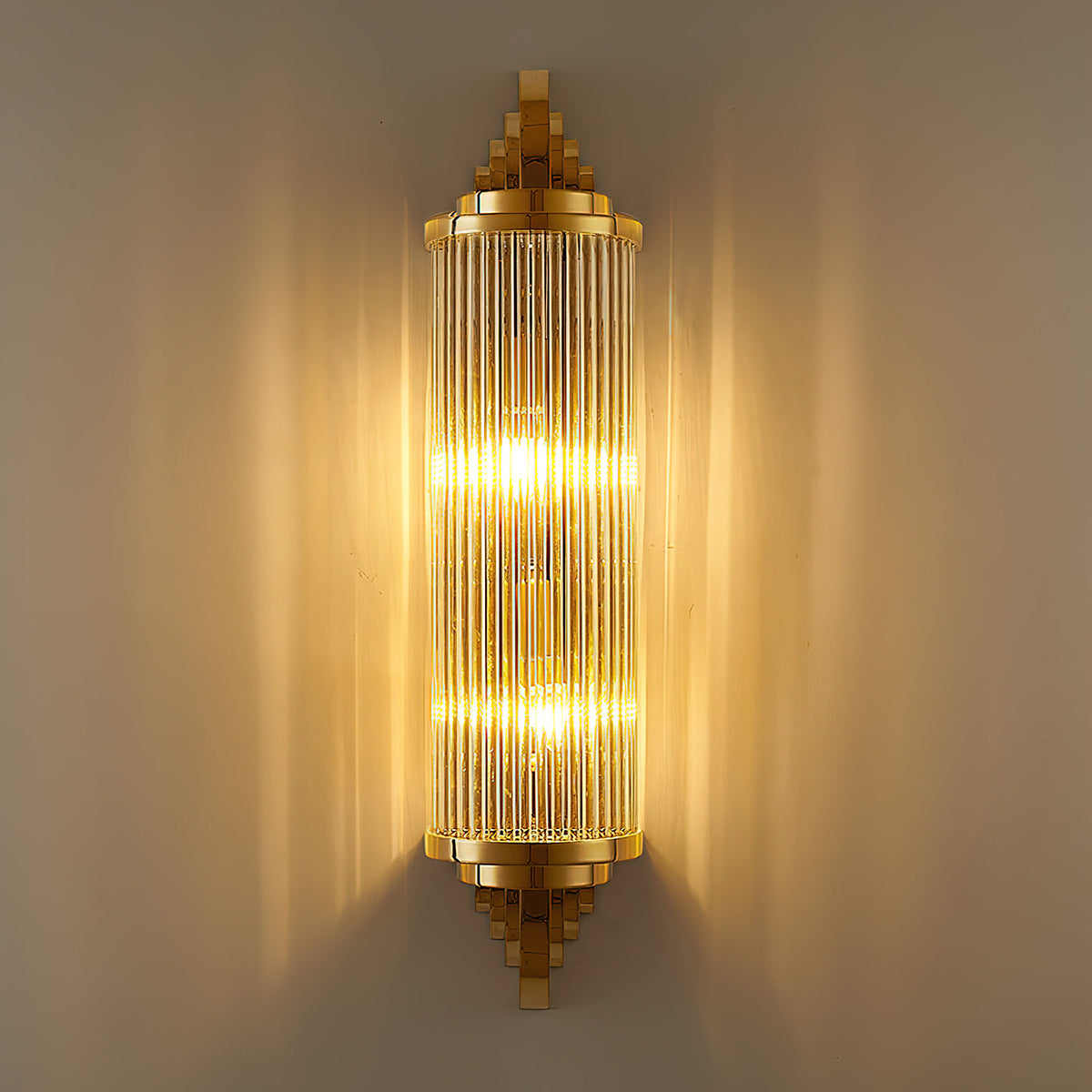 Gatsby Wandlampe - Art-Deco-Eleganz in Gold