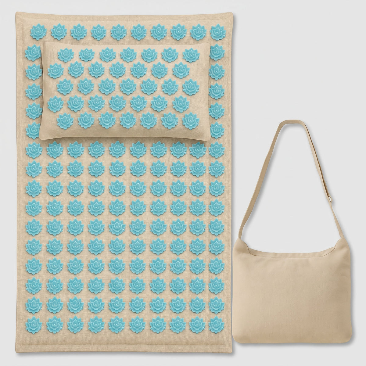 Akupressurmatte & Kissen-Set - 5500 Druckpunkte