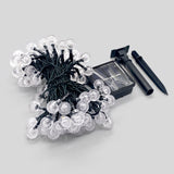 Solar-Kristallkugel-Lichterkette – Festliche Outdoor-Gartendeko
