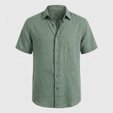 Herren Kurzarmhemd Casual - Alltags-Knopfhemd