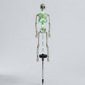 Solar-Skelett Gartenstab-Licht - LED Halloween Gartendeko