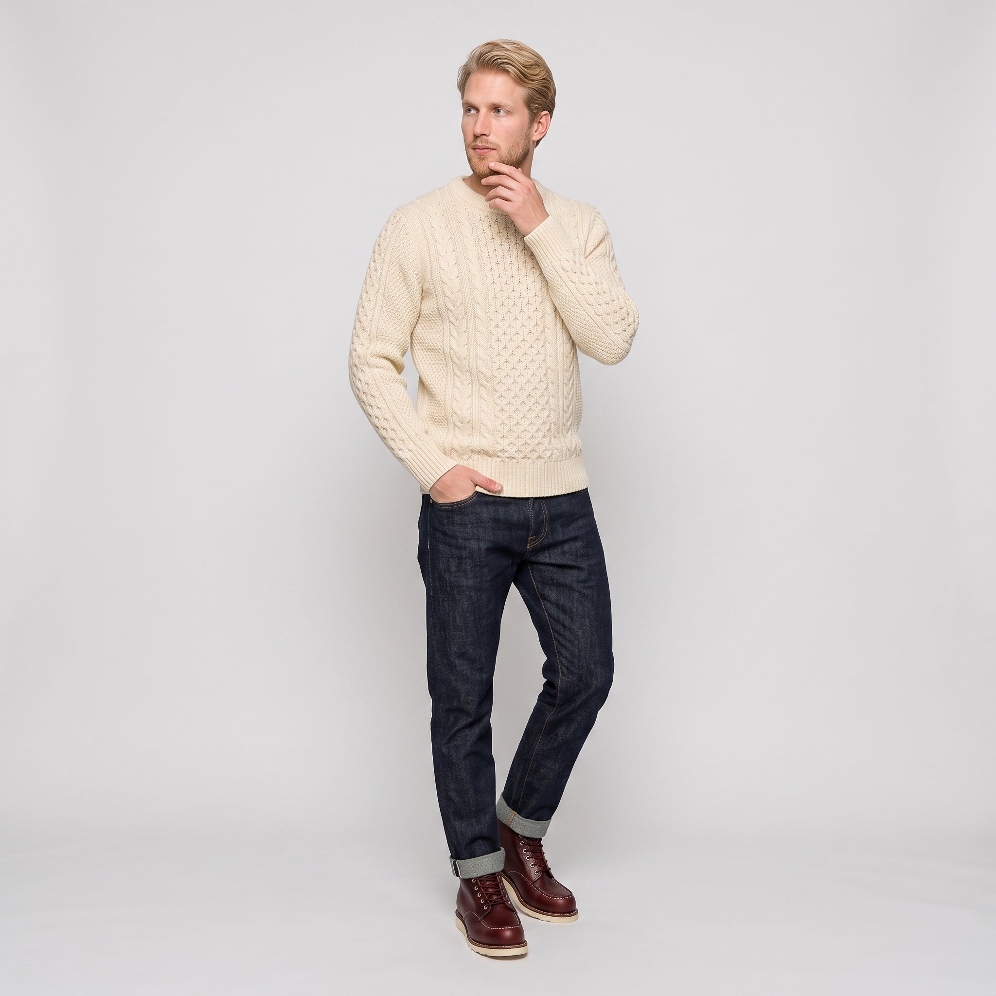 Herren Schnürboots - Vintage-Look, Komfortabel, Strapazierfähig