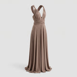 Damen Multiway-Wickel-Maxikleid