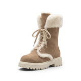 Camille ultra-warm lined fur boots with plush fur