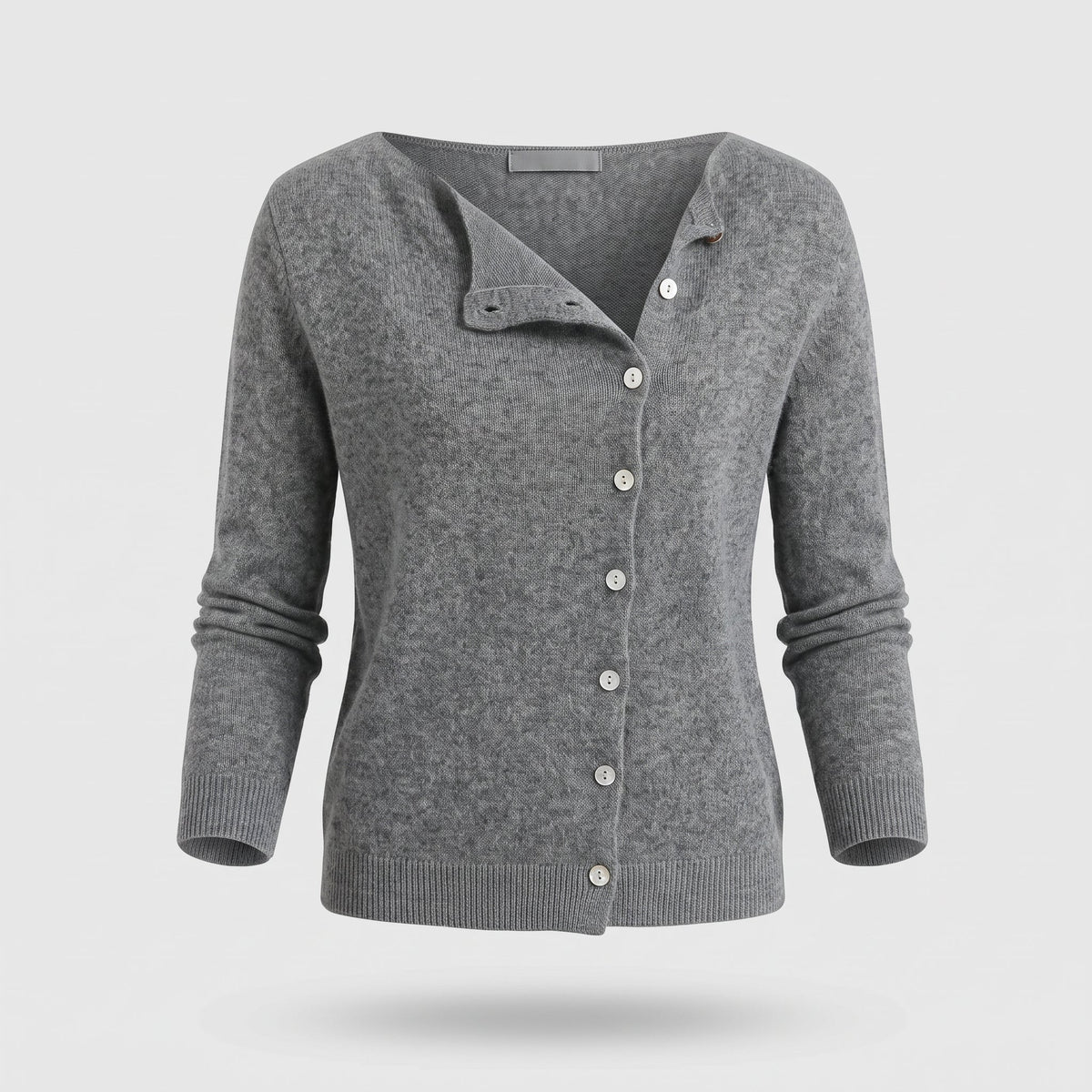 Damen eleganter Wollcardigan - Leichtes Layering-Teil
