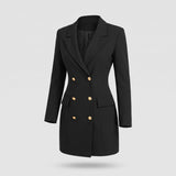 Damen Zweireiher Blazerkleid