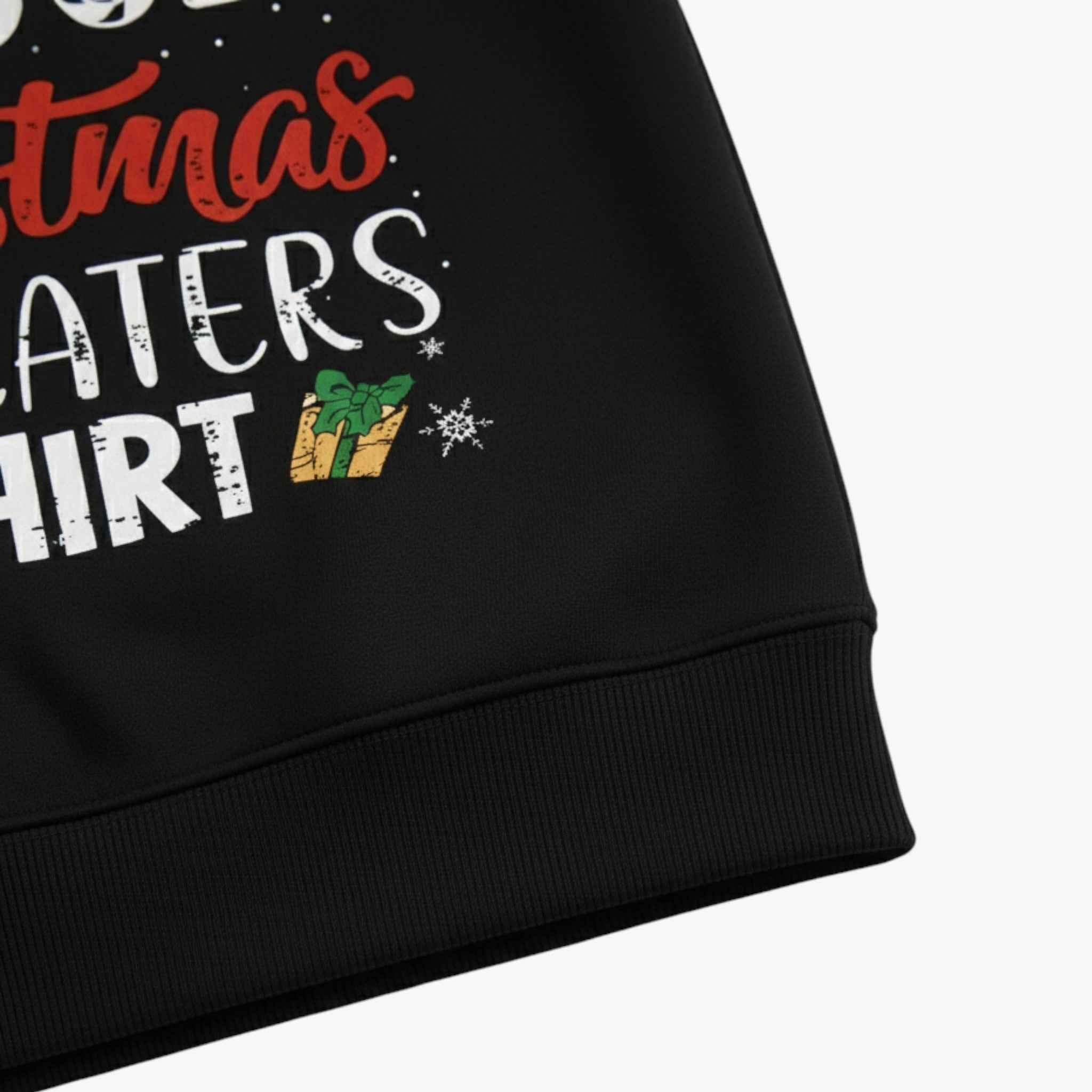 Exklusive Herren-Weihnachtspullover mit humorvollem Slogan – Das perfekte Festkleid für Weihnachten