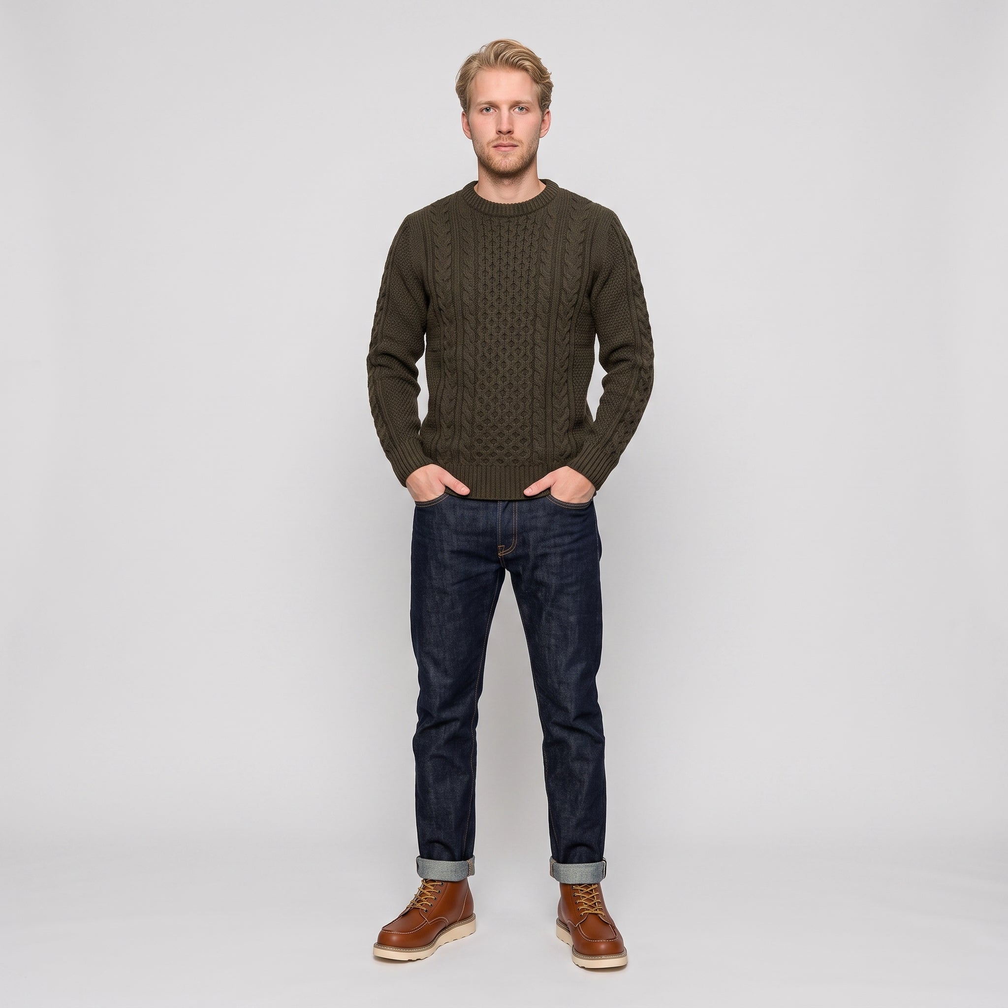 Herren Schnürboots - Vintage-Look, Komfortabel, Strapazierfähig