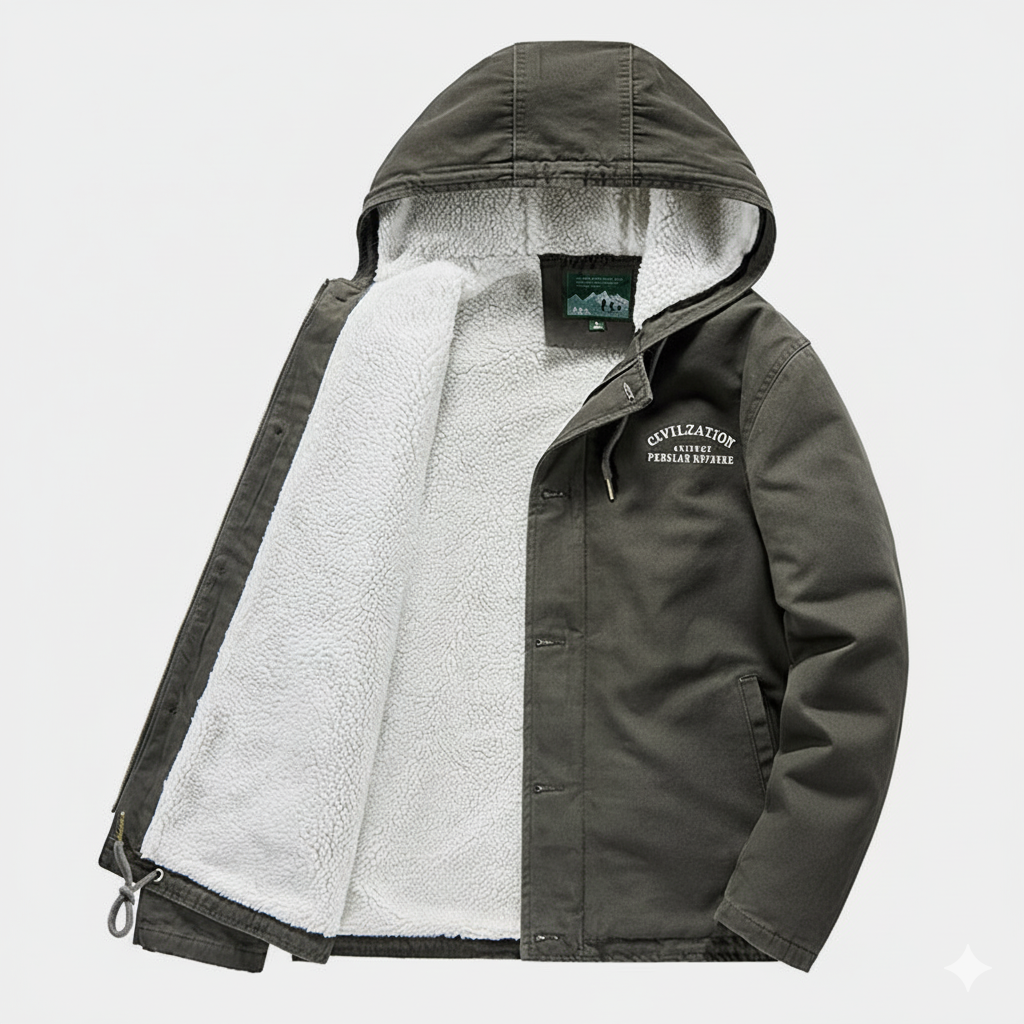 Wendbare Thermische Kapuzen-Cotton-Jacke für maximalen Komfort