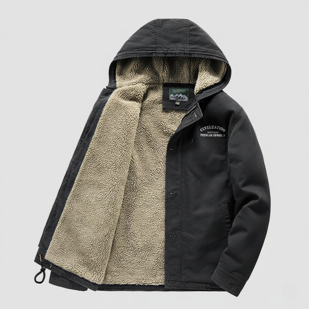 Wendbare Thermische Kapuzen-Cotton-Jacke für maximalen Komfort