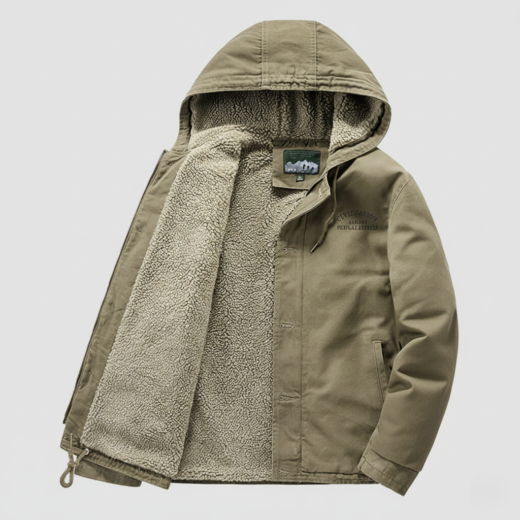 Wendbare Thermische Kapuzen-Cotton-Jacke für maximalen Komfort