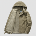 Giacca termica reversibile con cappuccio in cotone per massimo comfort