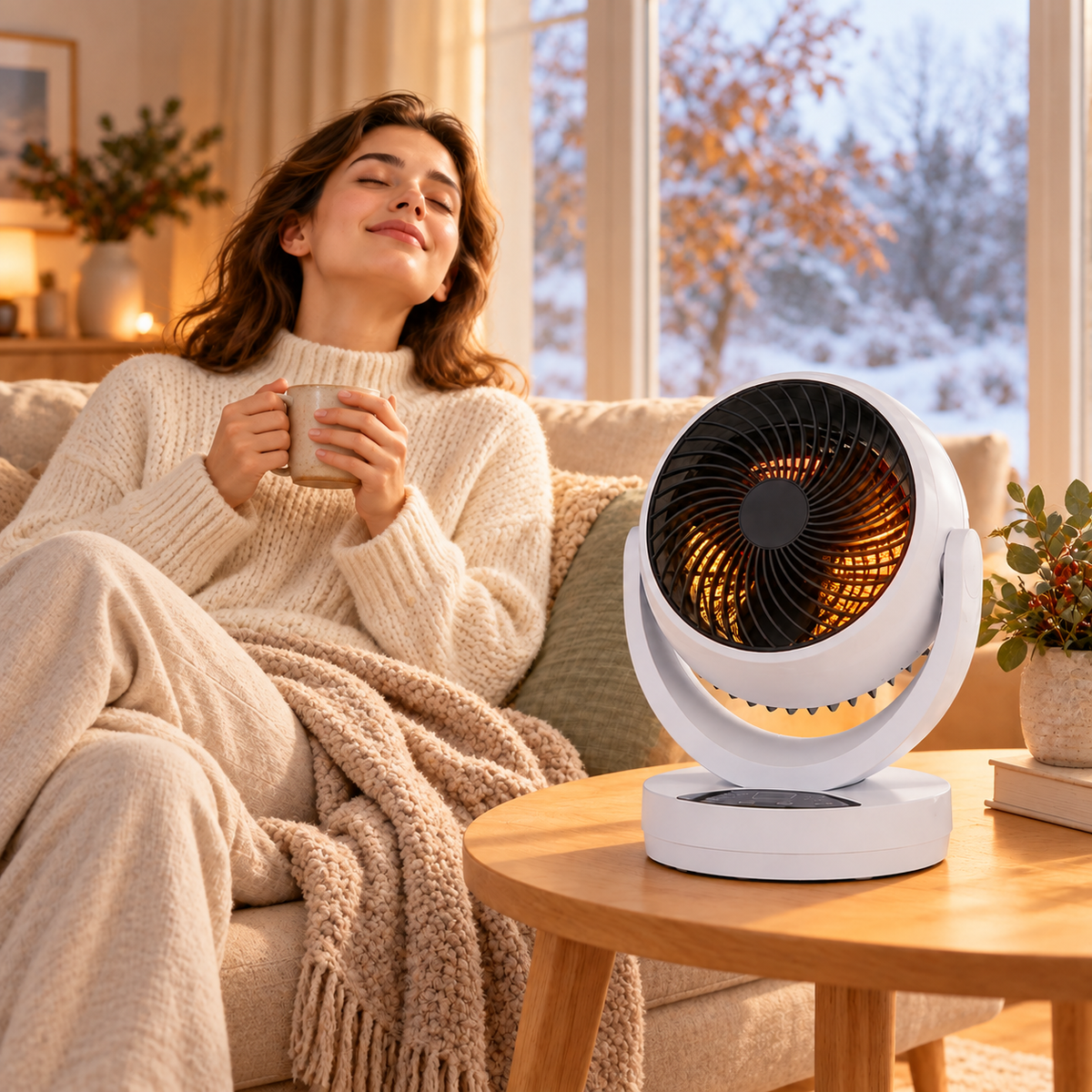DualFlow 2-in-1 Heizlüfter und Ventilator 2000W