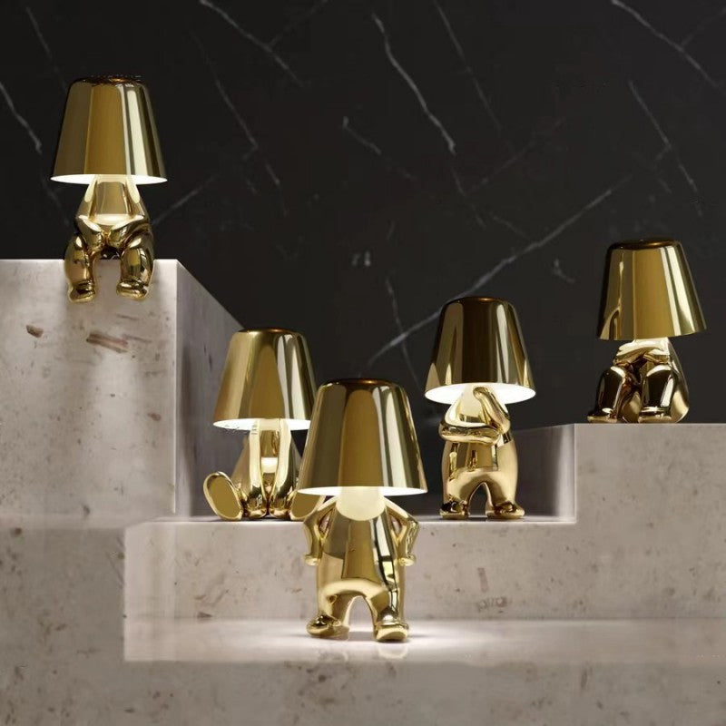 Goldene USB Tischlampe 1