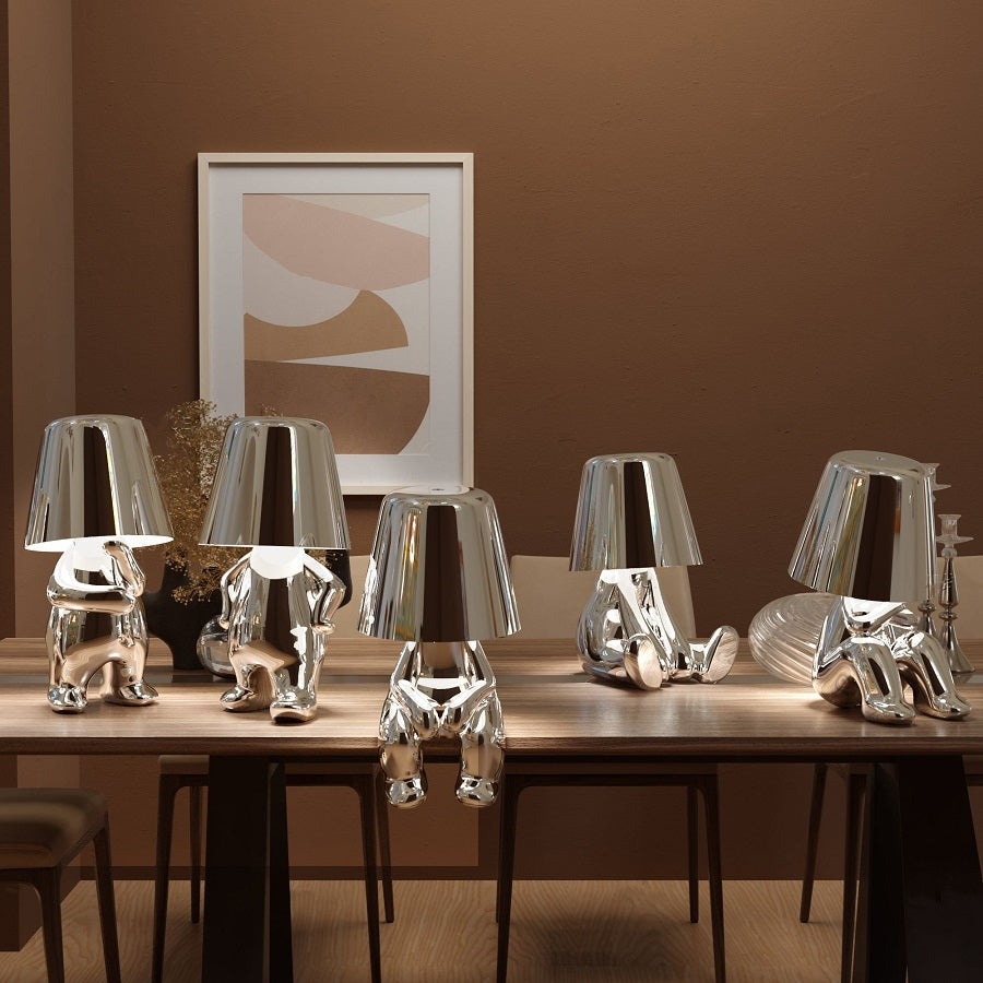 Goldene USB Tischlampe 2