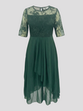 Festlig damekjole midi elegant