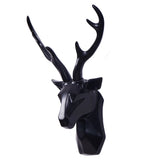 Eindruckvolle 3D-Elchkopf-Statue für elegante Dekoration