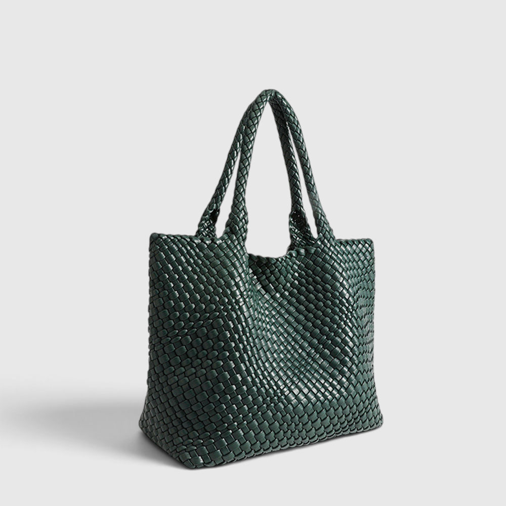 Geflochtene Tote Bag – Luxus-Handtasche mit geräumigem Design