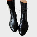 Luxuriöse Leder-Orthopädieschuhe mit Premium-Stütze